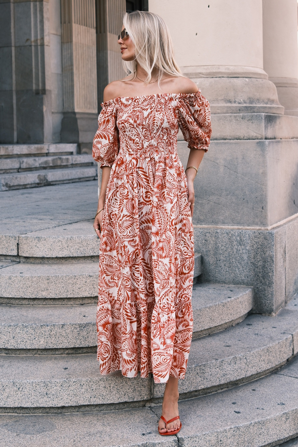 Robe lia - rouge