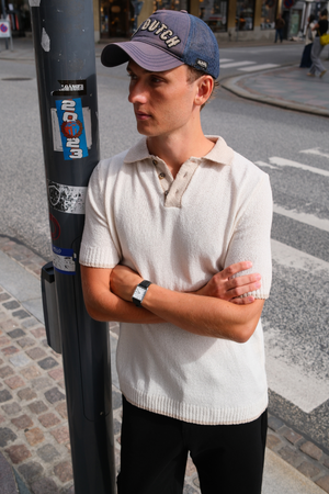 Knitted Polo - Ecru