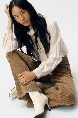 Moji Alima large jean - Tannin Black