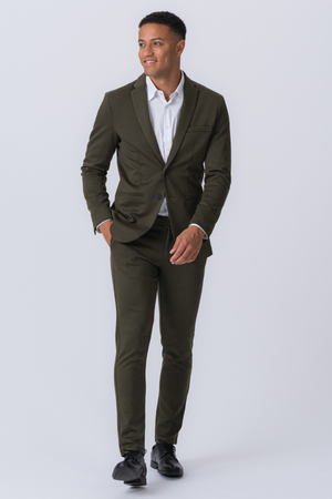 The Original Performance Suit™️ (Vert foncé) + cravate - Offre groupée