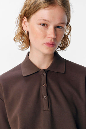 Millie Polo - Seal Brown
