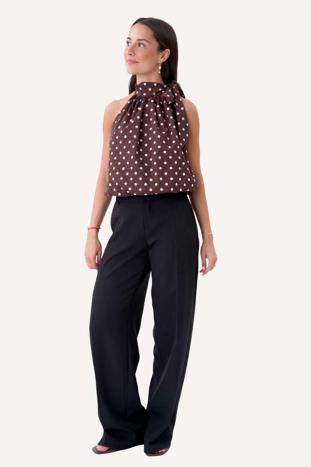 Haut Wilma - Marron/Pois Blanc