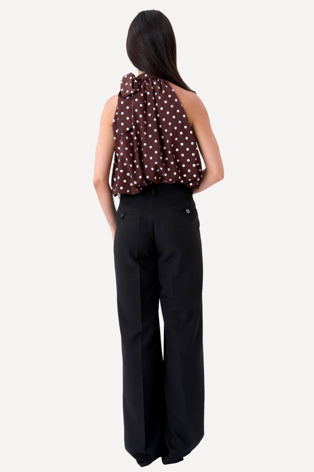 Haut Wilma - Marron/Pois Blanc