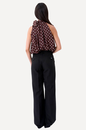 Haut Wilma - Marron/Pois Blanc