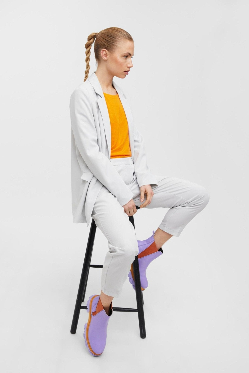 Zelda Blazer - Glacier Gray