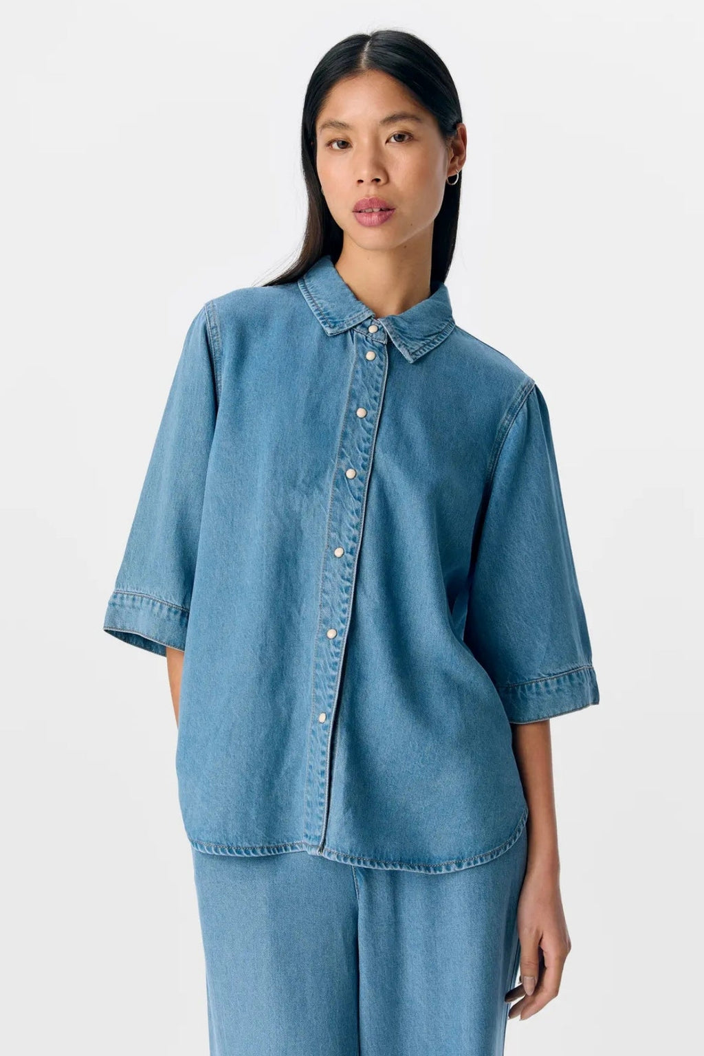 Cadre Denim Top - Denim bleu clair