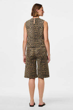 Saume Denim Top - Poivre blanc Leo