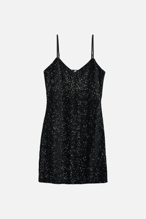 Robe courte Hoka - noir