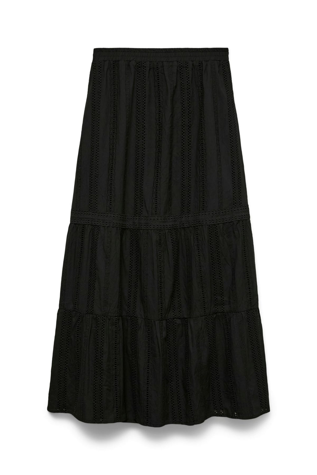 Bell Ankle Skirt - Black