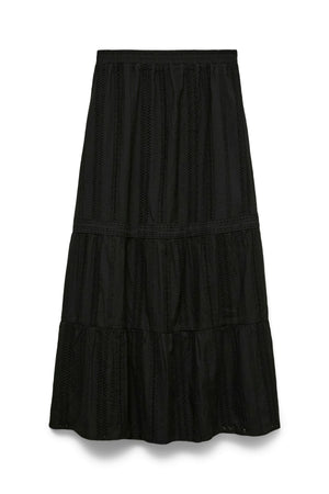 Bell Ankle Skirt - Black