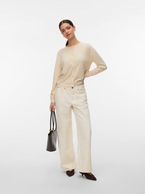 Cardigan Marina Pointelle - Bouleau