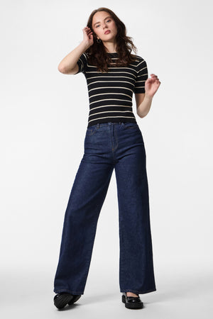 Mira O-Neck Knit - Black Birch