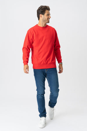 Basic Crewneck - Denmark's Red