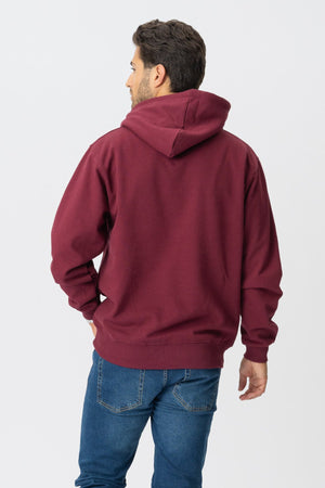 Basic Hoodie - Burgundy red - TeeShoppen Group™