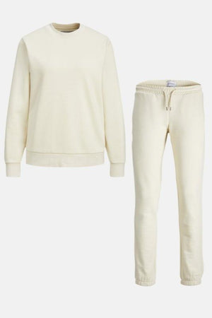 Basic SweetSuit avec sweat à capuche (beige léger) - Forme de package (femmes)