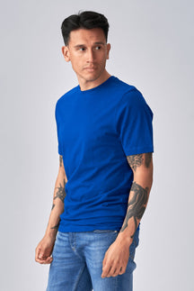 T-shirt de base - bleu suédois