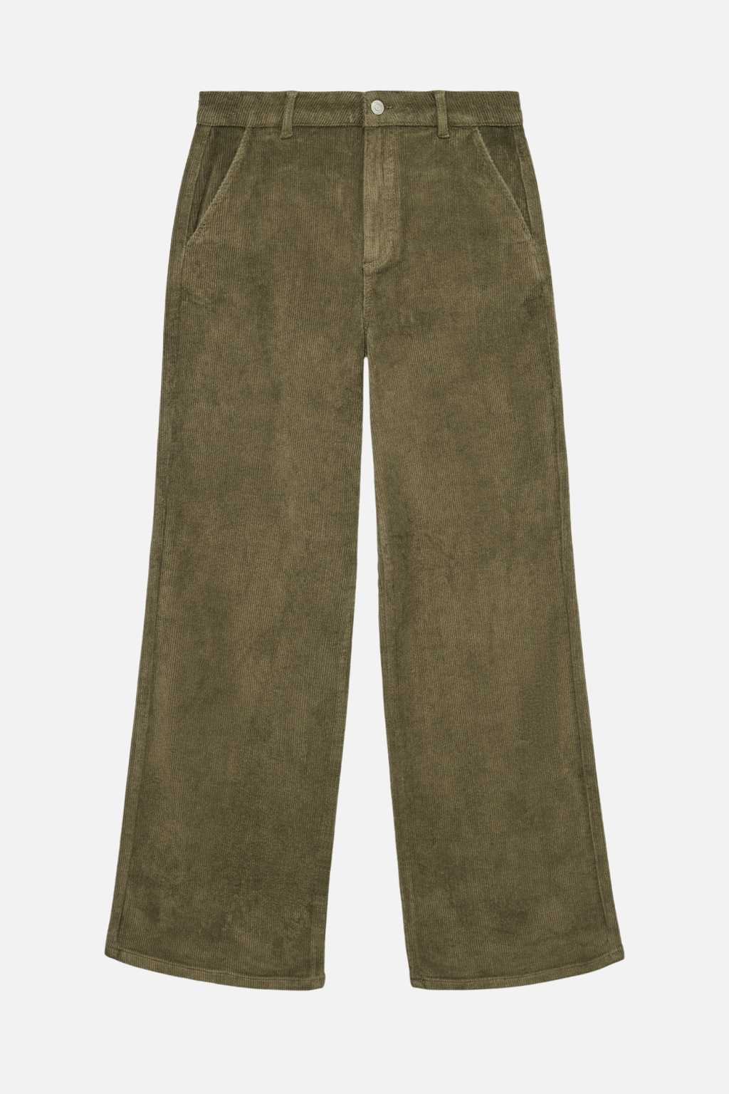 Margot Wide Corduroy Pants - Grape Leaf