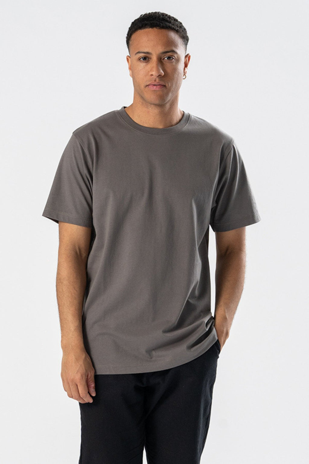 T-shirt Boxfit - Gris foncé