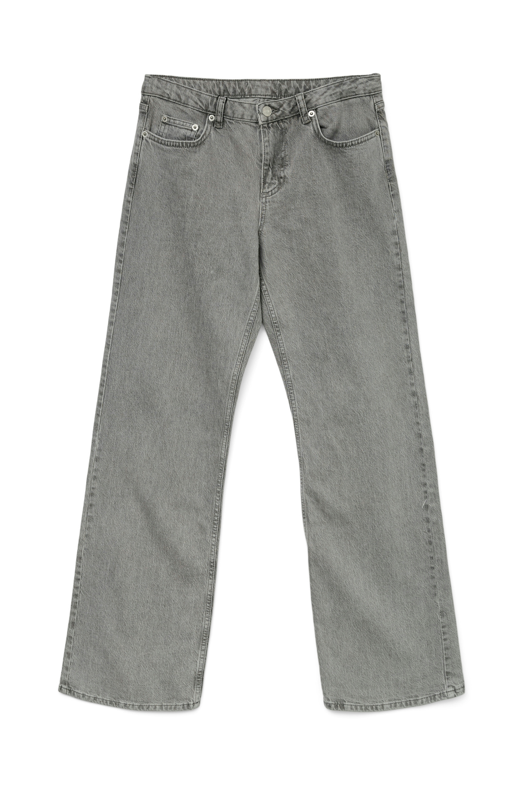 Alexis Low Taist Denim Jeans - Denim gris clair