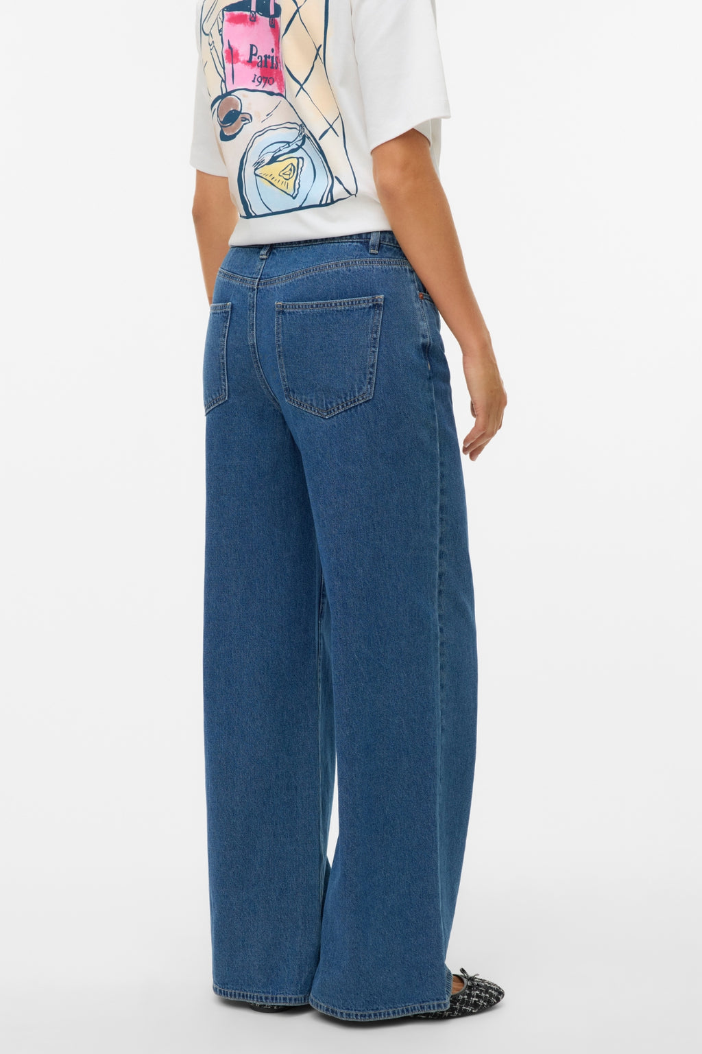 Jean large Remy - Denim bleu moyen