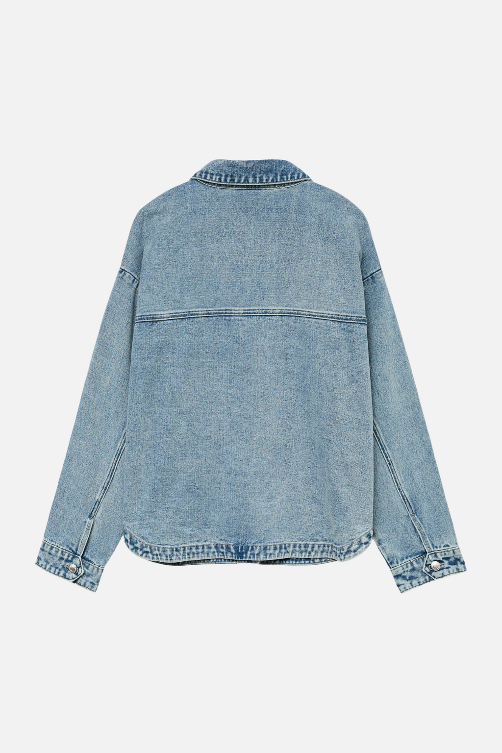Jamie Denim Shacket - Denim bleu clair