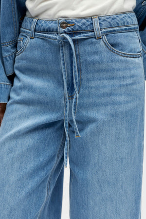 Jean large Rosie - Denim bleu clair
