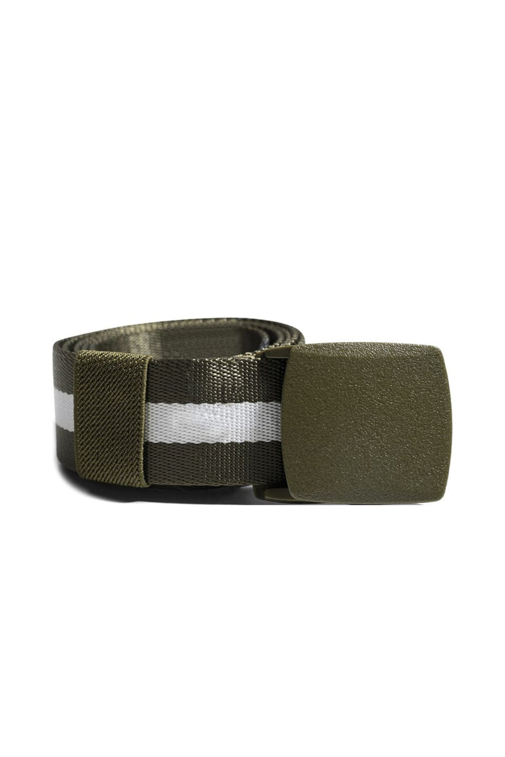 Ceinture en toile - Armée/Blanc