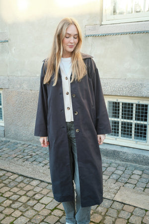 Carla Trenchcoat - Navy