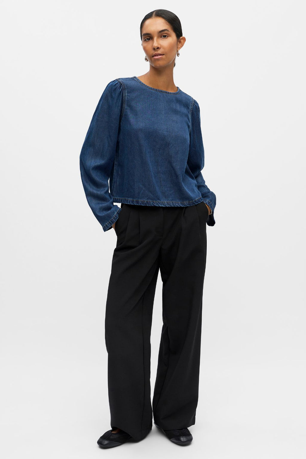 Haut de cadre - denim bleu foncé