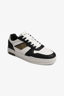 Baskets classiques - blanc/noir/kaki