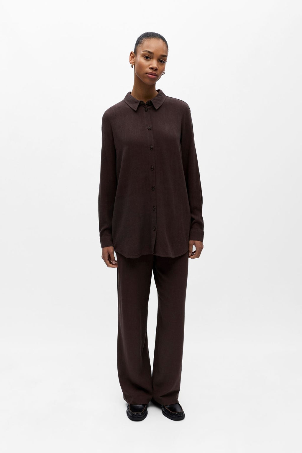 Sanne Shirt - Seal Brown