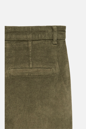 Margot Wide Corduroy Pants - Grape Leaf