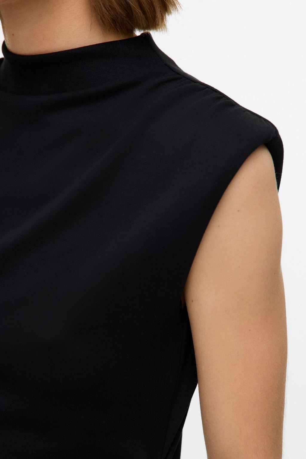 Robe courte Nelli High Neck - Black