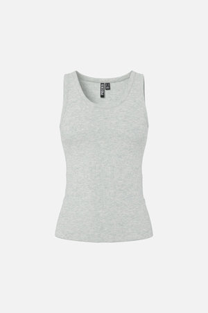 May Tank Top - Melange gris clair