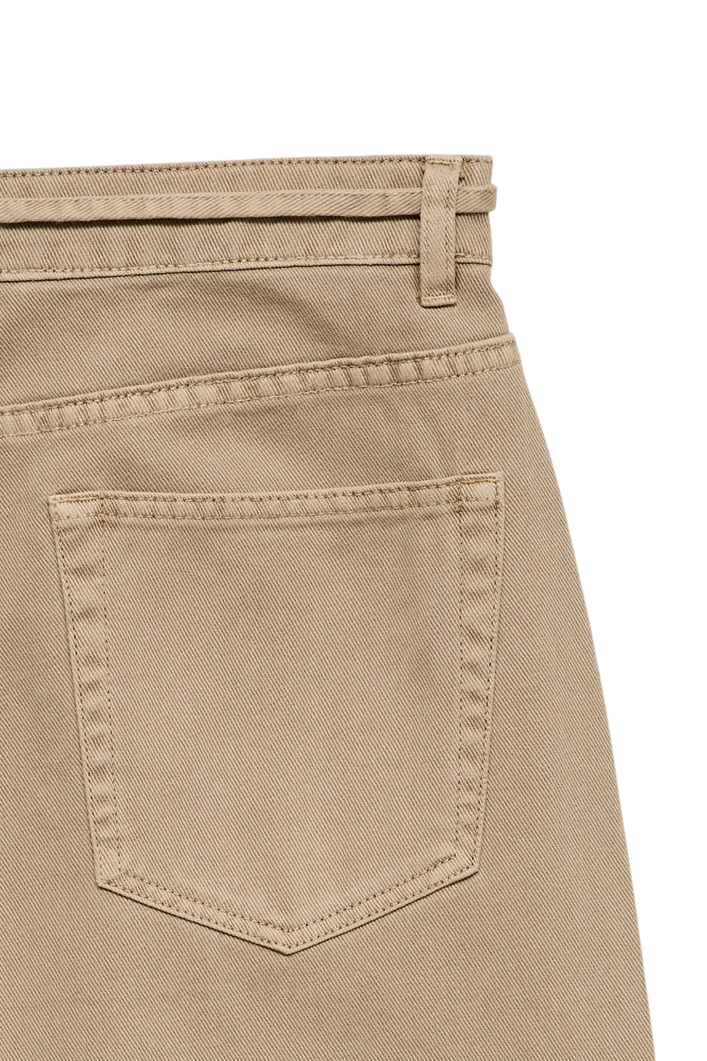 Wien Wide Belt Color Jeans - Vison Argenté