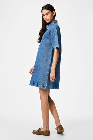 Robe en jean SkyA-Shape - Denim bleu moyen