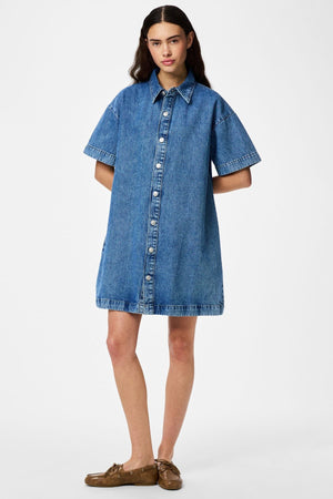 Robe en jean SkyA-Shape - Denim bleu moyen