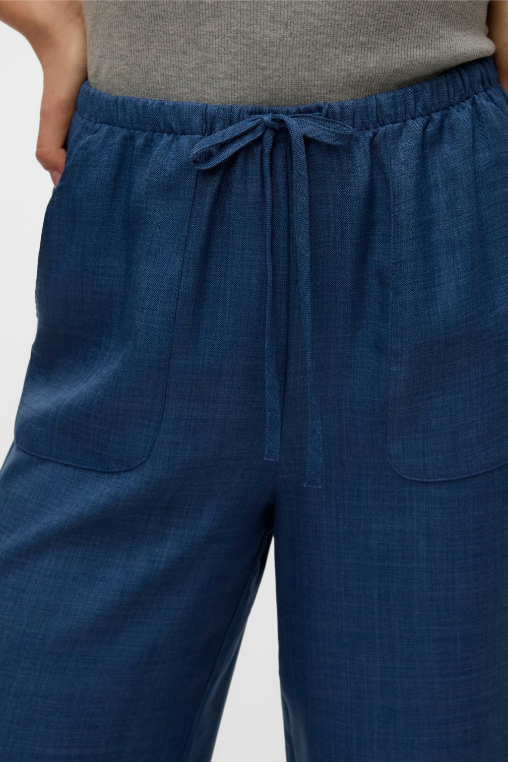 Melaney Loose Pant - Dark Denim Melange