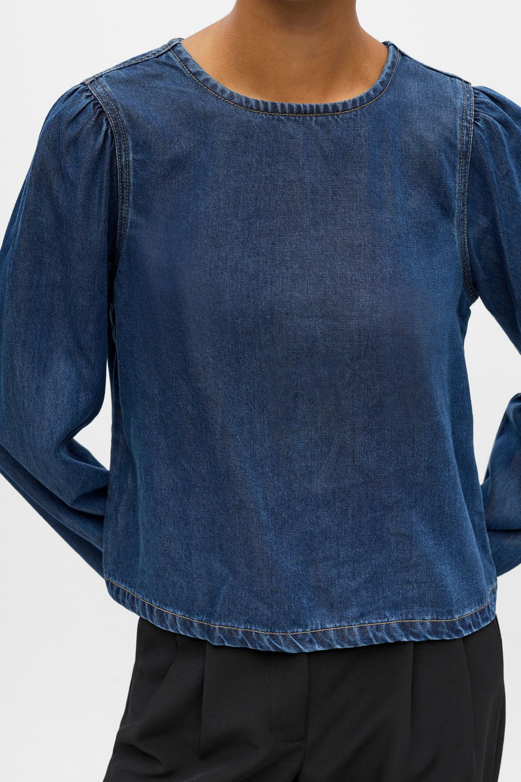 Haut de cadre - denim bleu foncé