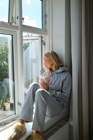 Ensemble sweat à capuche Essential pour Femme - Gris