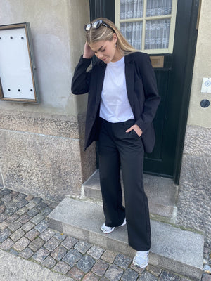 Pantalon large lisa - noir