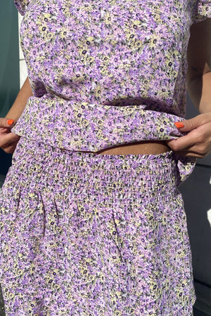 Jupe de smock Star - citron meringue