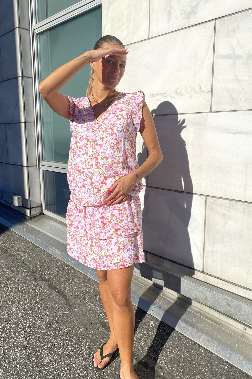 Jupe de smock star - tofu chéri ditsy