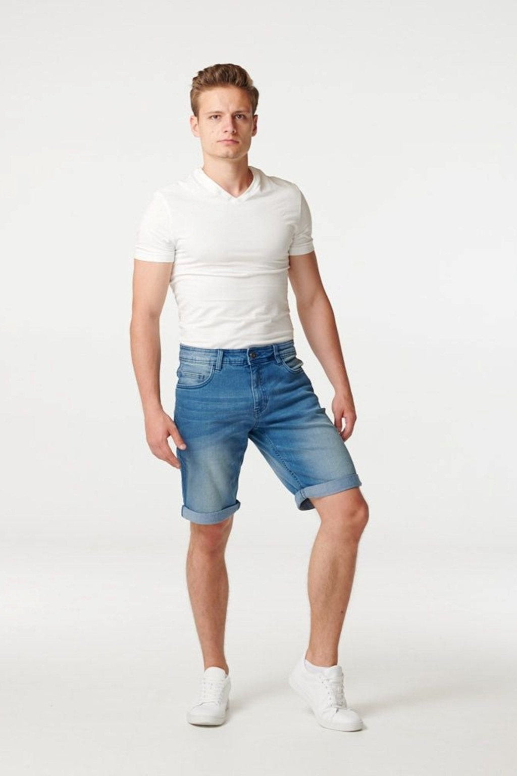Shorts en jean - bleu