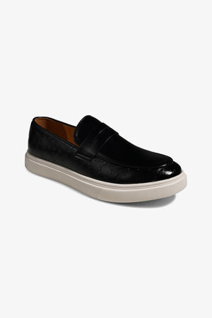 Loafers Leather - Black - TeeShoppen Group™