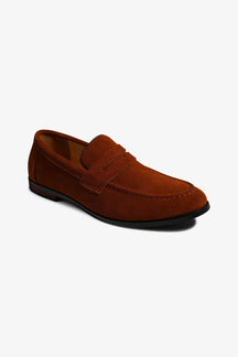 Mocassins en daim - Marron