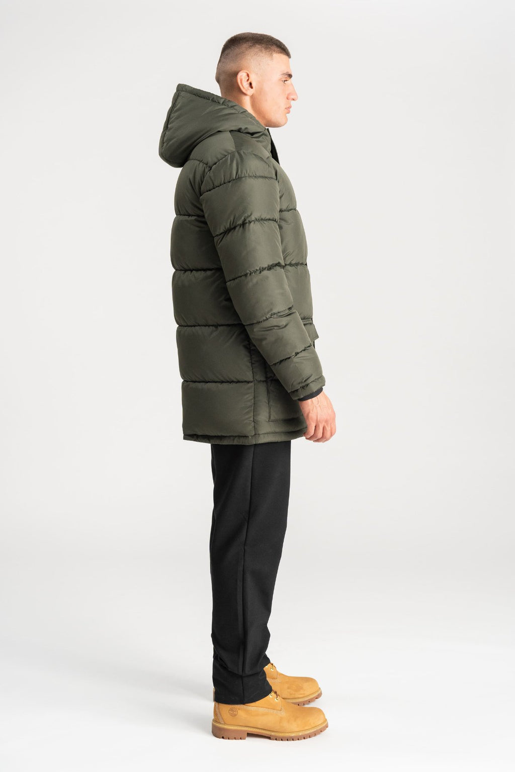 Veste polaire longue - Olive