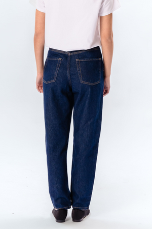 The Original Performance Mom Jeans - Denim bleu foncé