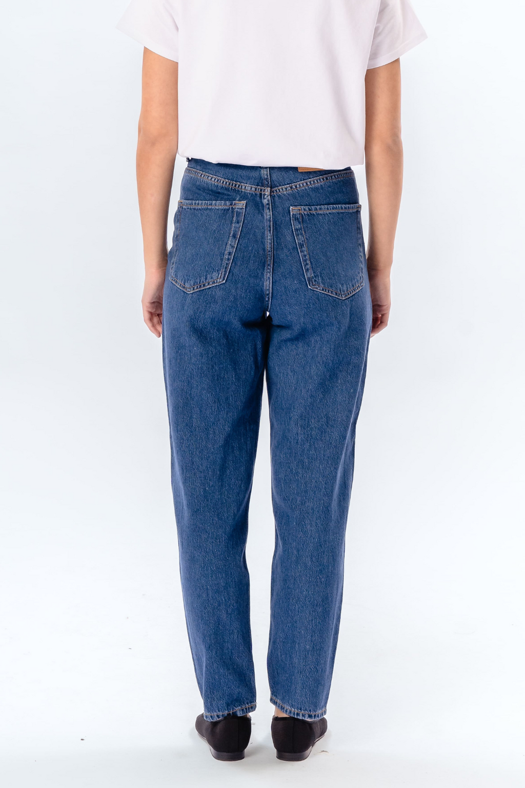 The Original Performance Mom Jeans - Denim bleu moyen