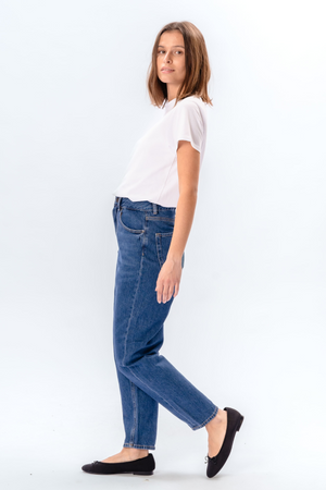 The Original Performance Mom Jeans - Denim bleu moyen